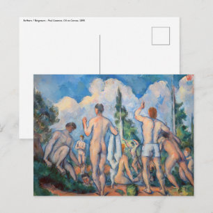 Paul Cezanne - Bathers Briefkaart