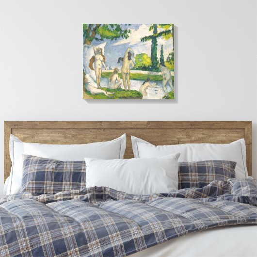 Paul Cezanne | Bathers Canvas Afdruk (Insitu (Slaapkamer))