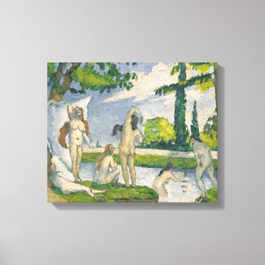 Paul Cezanne | Bathers Canvas Afdruk (Voorkant)