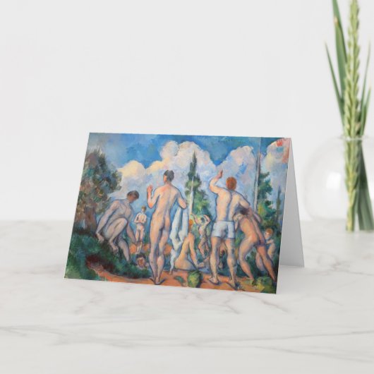 Paul Cezanne - Bathers Kaart (Voorkant)