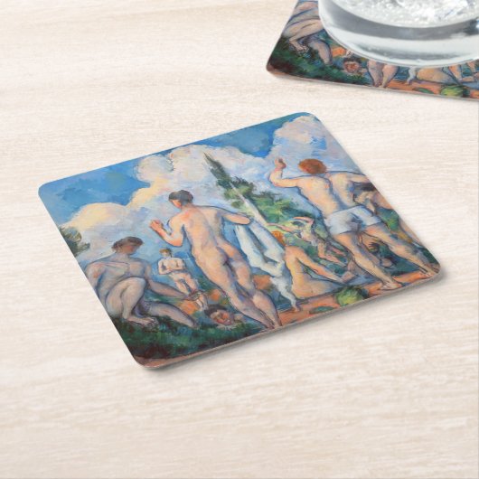 Paul Cezanne - Bathers Kartonnen Onderzetters (Schuin)