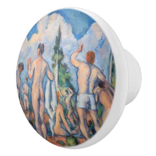 Paul Cezanne - Bathers Keramische Knop (Rechts)