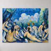 Paul Cezanne - Bathers (Les Grandes Baigneuses) Poster (Voorkant)