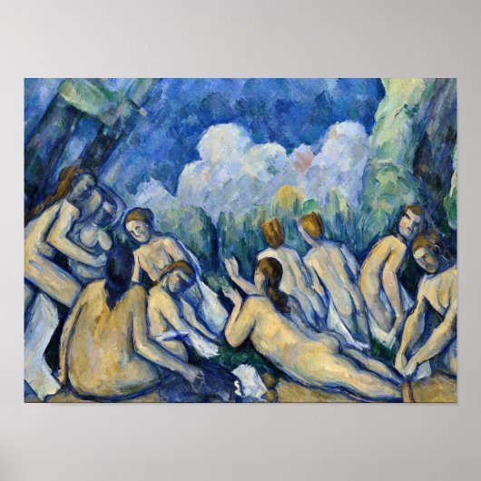 Paul Cezanne - Bathers (Les Grandes Baigneuses) Poster (Voorkant)
