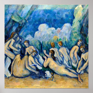 Paul Cezanne - Bathers (Les Grandes Baigneuses) Poster