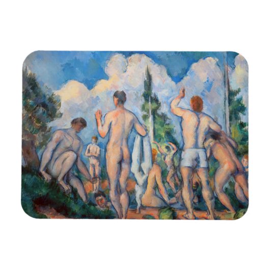 Paul Cezanne - Bathers Magneet (Horizontaal)