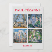 Paul Cezanne - Bathers Mastersheets selecteren Bedankkaart (Voorkant)