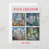 Paul Cezanne - Bathers Mastersheets selecteren Bedankkaart (Voorkant / Achterkant)