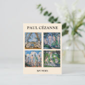 Paul Cezanne - Bathers Mastersheets selecteren Briefkaart (Staand voorkant)