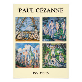 Paul Cezanne - Bathers Mastersheets selecteren Foto Afdruk