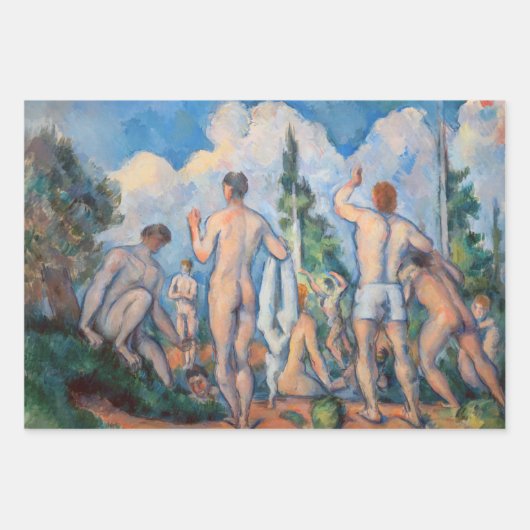 Paul Cezanne - Bathers Mastersheets selecteren Inpakpapier Vel (Voorkant 3)