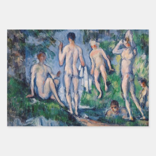 Paul Cezanne - Bathers Mastersheets selecteren Inpakpapier Vel (Voorkant 2)