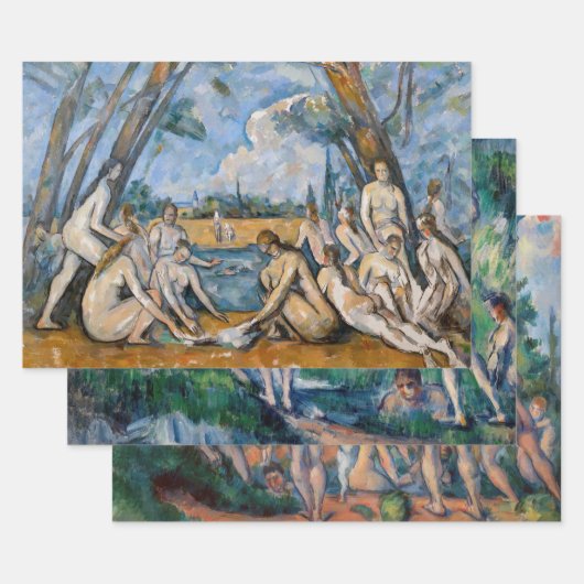 Paul Cezanne - Bathers Mastersheets selecteren Inpakpapier Vel (Set)