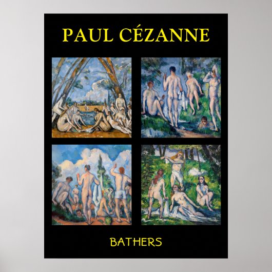 Paul Cezanne - Bathers Mastersheets selecteren Poster (Voorkant)