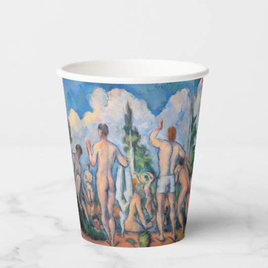 Paul Cezanne - Bathers Papieren Bekers (Voorkant)