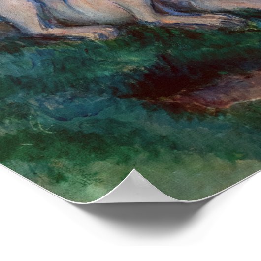 Paul Cezanne - Bathers Poster (Hoek)