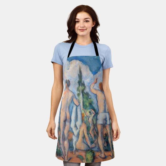 Paul Cezanne - Bathers Schort (Gedragen)