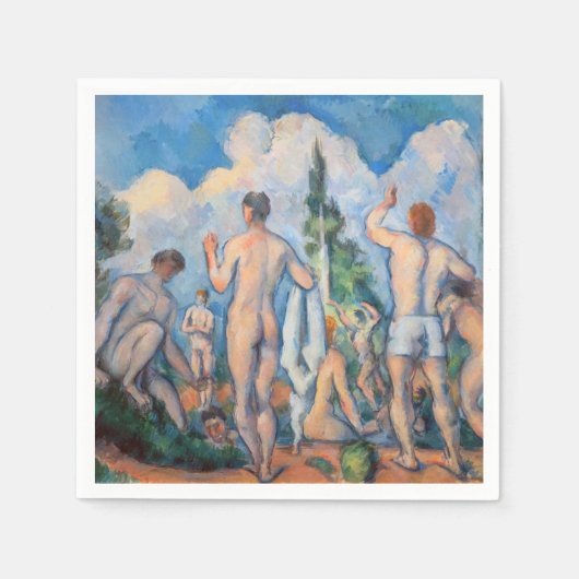 Paul Cezanne - Bathers Servet (Voorkant)