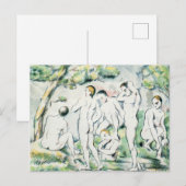 Paul Cezanne | Bathers, Small bord Briefkaart (Voorkant / Achterkant)