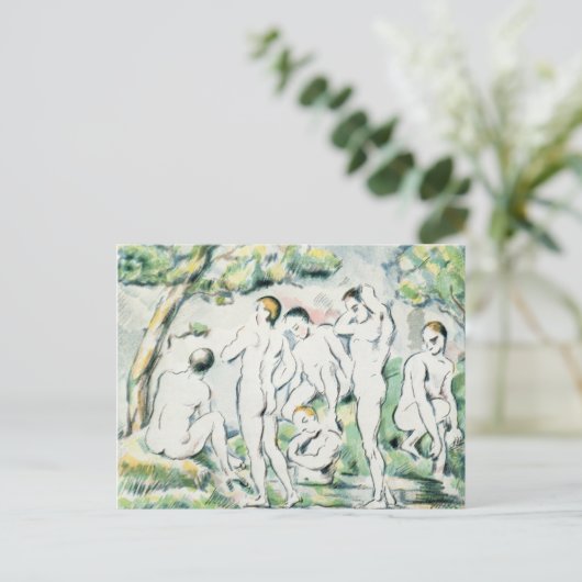 Paul Cezanne | Bathers, Small bord Briefkaart (Staand voorkant)