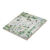 Paul Cezanne | Bathers, Small bord Tegeltje (Zijkant)