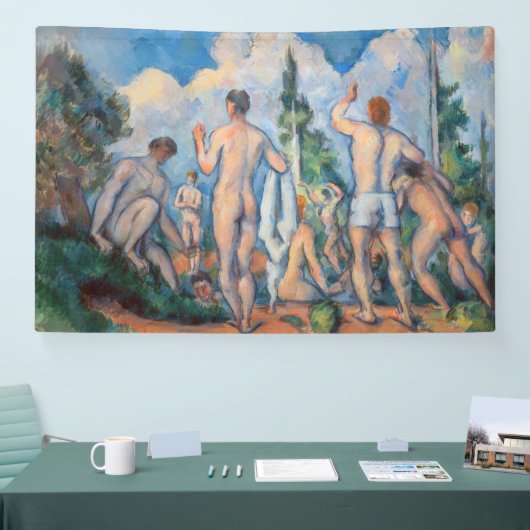 Paul Cezanne - Bathers Spandoek (Beurs)