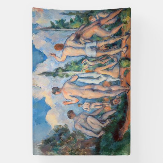 Paul Cezanne - Bathers Spandoek (Verticaal)