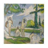 Paul Cezanne | Bathers Tegeltje (Voorkant)