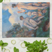 Paul Cezanne - Bathers Theedoek (Gevouwen)