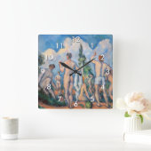 Paul Cezanne - Bathers Vierkante Klok (Huis)