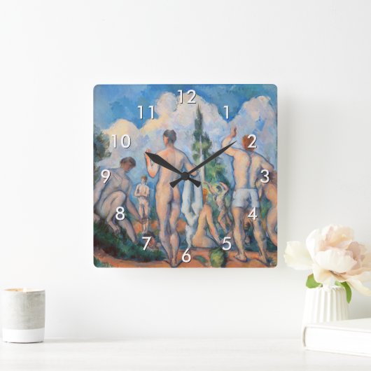 Paul Cezanne - Bathers Vierkante Klok (Huis)