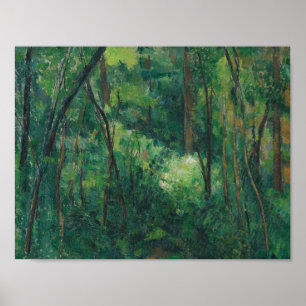 Paul Cezanne - Binnenlandse Zaken van een bos Poster