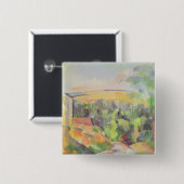 Paul Cezanne | Bodem, 1900-1906 Vierkante Button 5,1 Cm (Voorkant /achterkant)