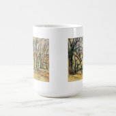 Paul Cezanne | Bomen en woningen nabij de Jas de B Koffiemok (Center)