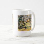 Paul Cezanne | Bomen en woningen nabij de Jas de B Koffiemok (Voorkant rechts)