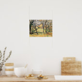 Paul Cezanne | Bomen en woningen nabij de Jas de B Poster (Keuken)