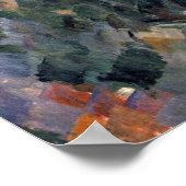 Paul Cezanne - bos in grotten Poster (Hoek)