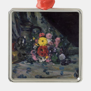 Paul Cezanne Bouquet of Yellow Dahlias, c.1873 Metalen Ornament
