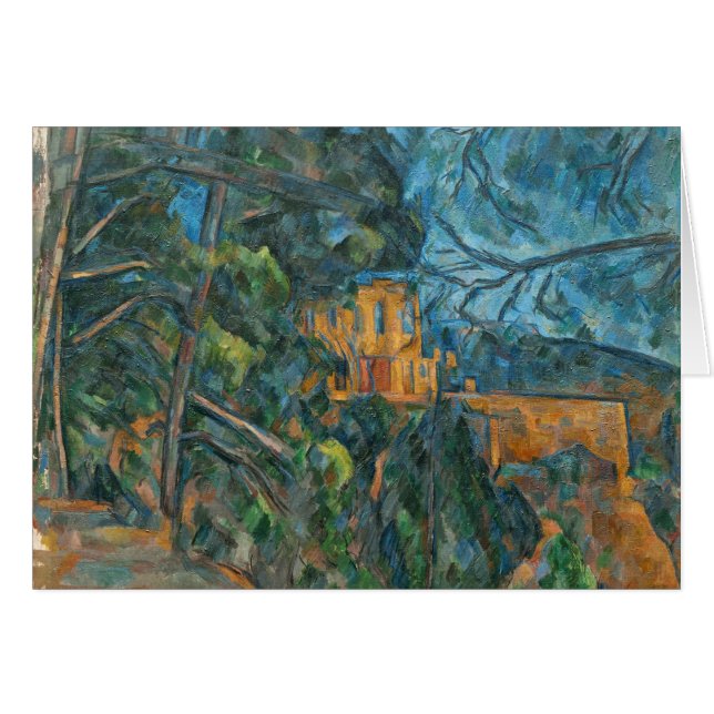 Paul Cezanne | Chateau Noir, 1900-04 (olie op canv (Voorkant Horizontaal)