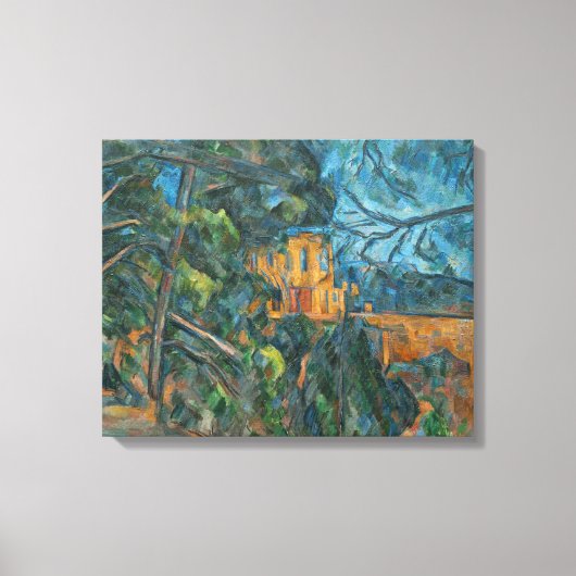 Paul Cezanne | Chateau Noir, 1900-04 (olie op canv Canvas Afdruk (Voorkant)