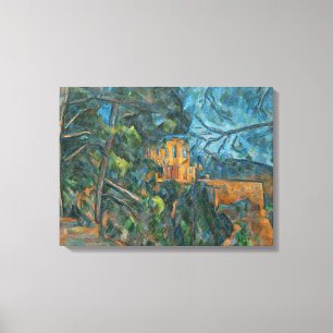 Paul Cezanne   Chateau Noir, 1900-04 (olie op canv Canvas Afdruk