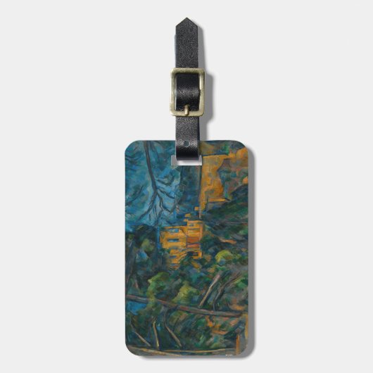 Paul Cezanne - Chateau Noir Bagagelabel (Voorkant verticaal)