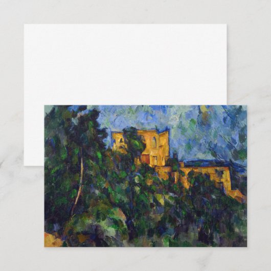 Paul Cezanne - Chateau Noir Bedankkaart (Voorkant / Achterkant)