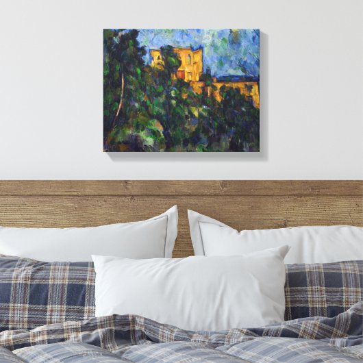 Paul Cezanne - Chateau Noir Canvas Afdruk (Insitu (Slaapkamer))