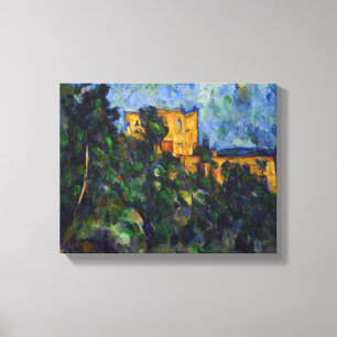 Paul Cezanne - Chateau Noir Canvas Afdruk