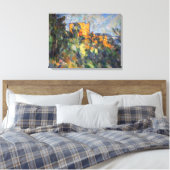 Paul Cezanne - Chateau Noir Canvas Afdruk (Insitu (Slaapkamer))