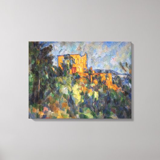 Paul Cezanne - Chateau Noir Canvas Afdruk (Voorkant)