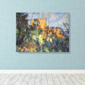 Paul Cezanne - Chateau Noir Canvas Afdruk (Insitu (Houten vloer))