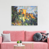 Paul Cezanne - Chateau Noir Canvas Afdruk (Insitu (Woonkamer))
