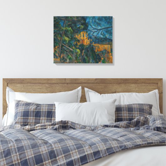 Paul Cezanne - Chateau Noir Canvas Afdruk (Insitu (Slaapkamer))